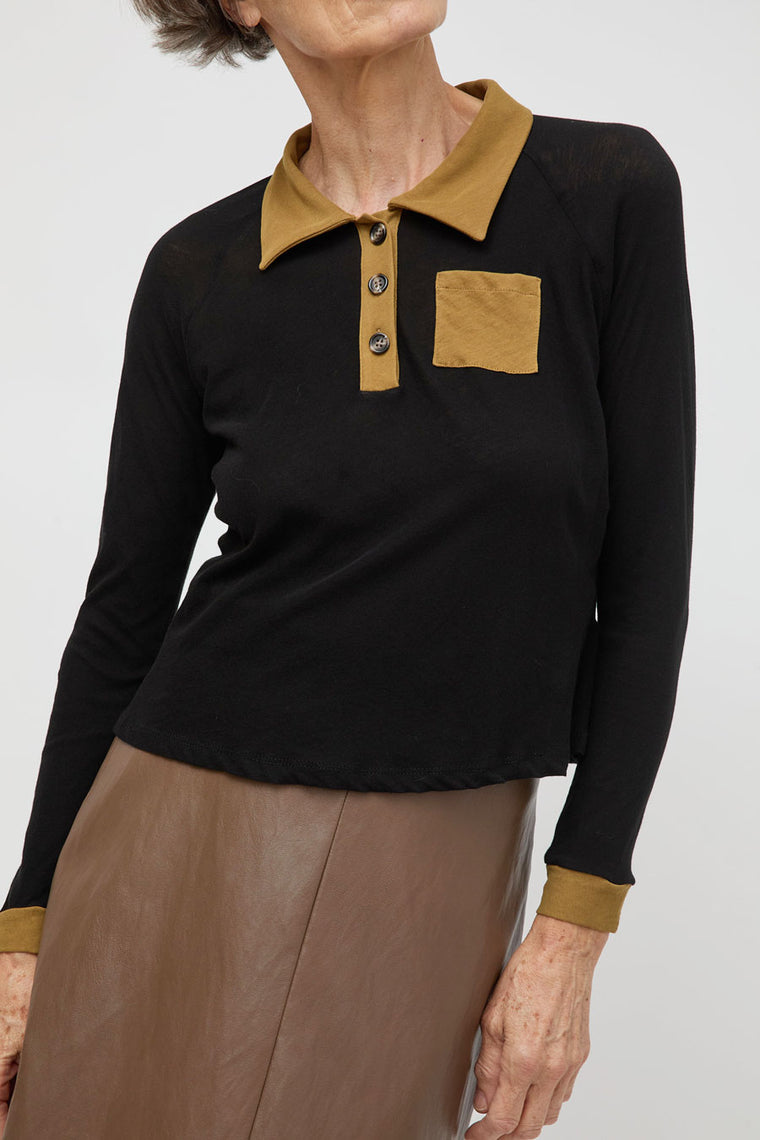 No.6 Raffi Top in Black