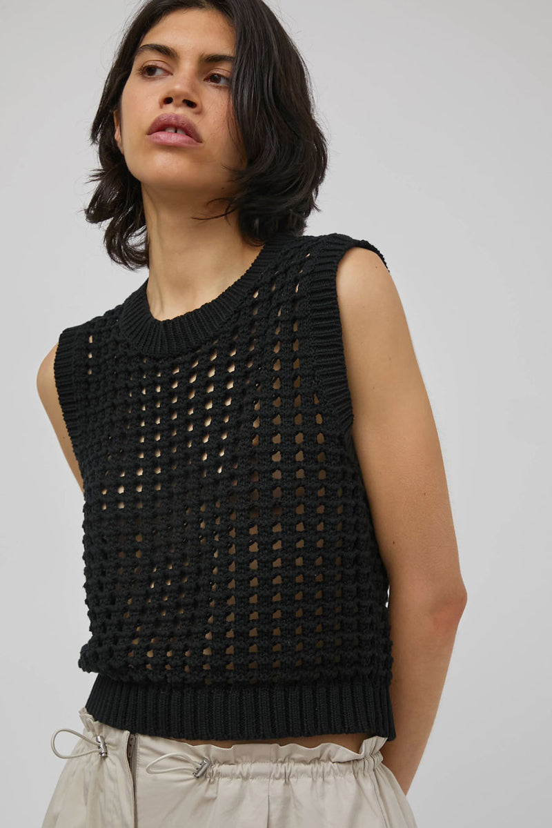 No.6 Reed Tank in Black
