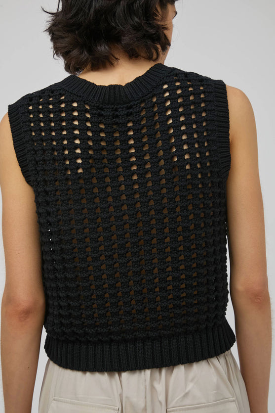 No.6 Reed Tank in Black