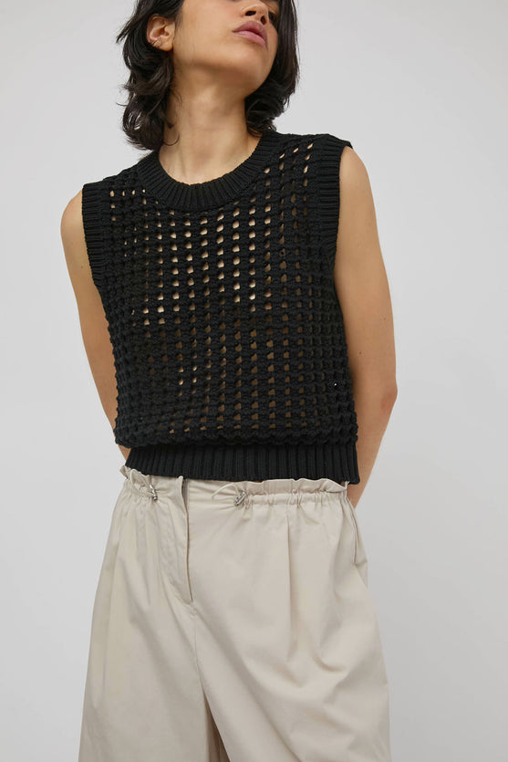 No.6 Reed Tank in Black