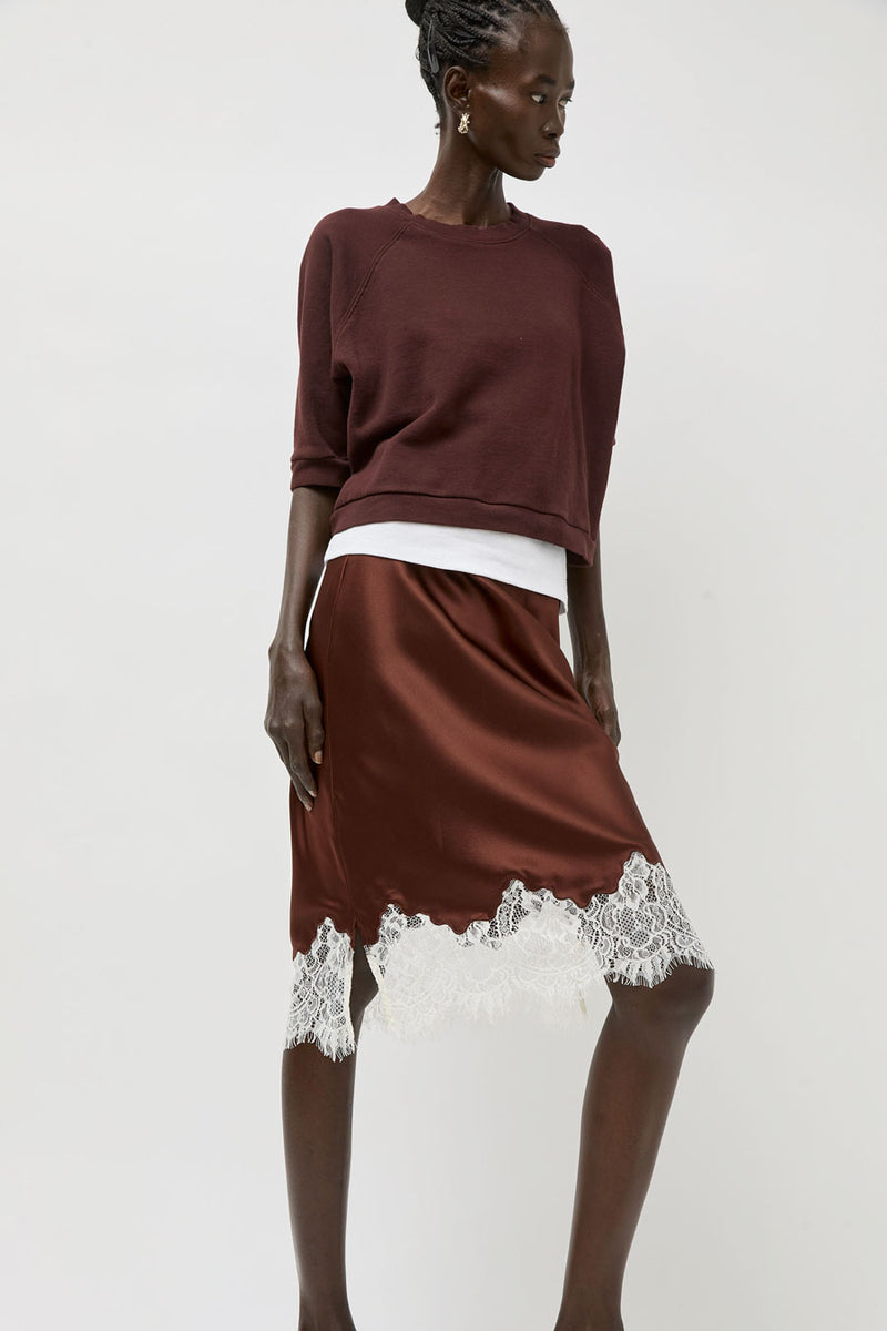 No.6 Reina Skirt in Rust