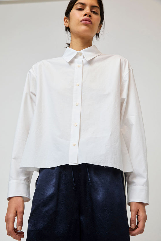 No.6 River Shirt in White – No.6 Store
