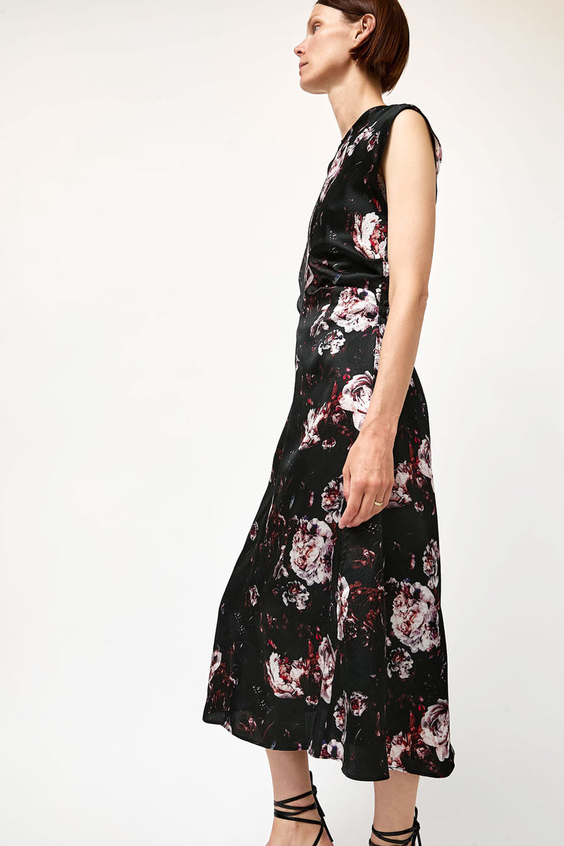 No.6 Rochelle Dress in Black Rose