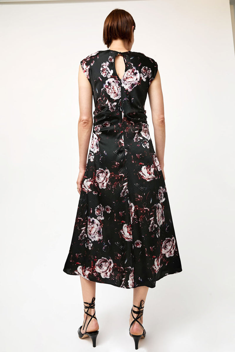 No.6 Rochelle Dress in Black Rose