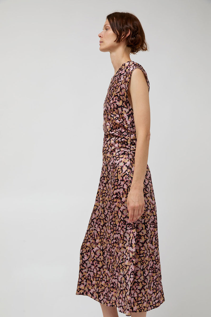 No.6 Rochelle Dress in Pink Ink Blot