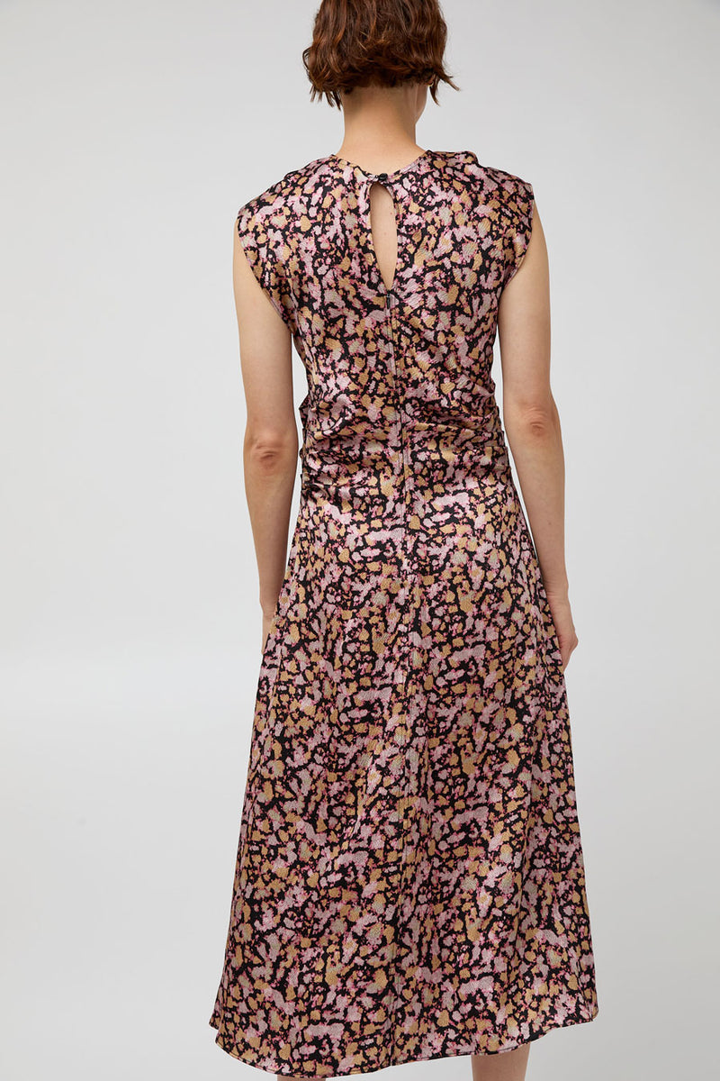 No.6 Rochelle Dress in Pink Ink Blot