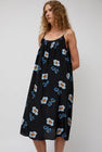 No.6 Ruby Dress in Black and Blue Amalfi
