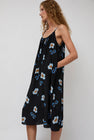 No.6 Ruby Dress in Black and Blue Amalfi