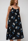 No.6 Ruby Dress in Black and Blue Amalfi