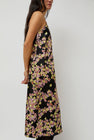 No.6 Sam Slip Dress in Black Pansy