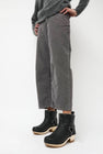 No.6 Shearling Brando Clog Boot on Mid Heel in Ink Aviator
