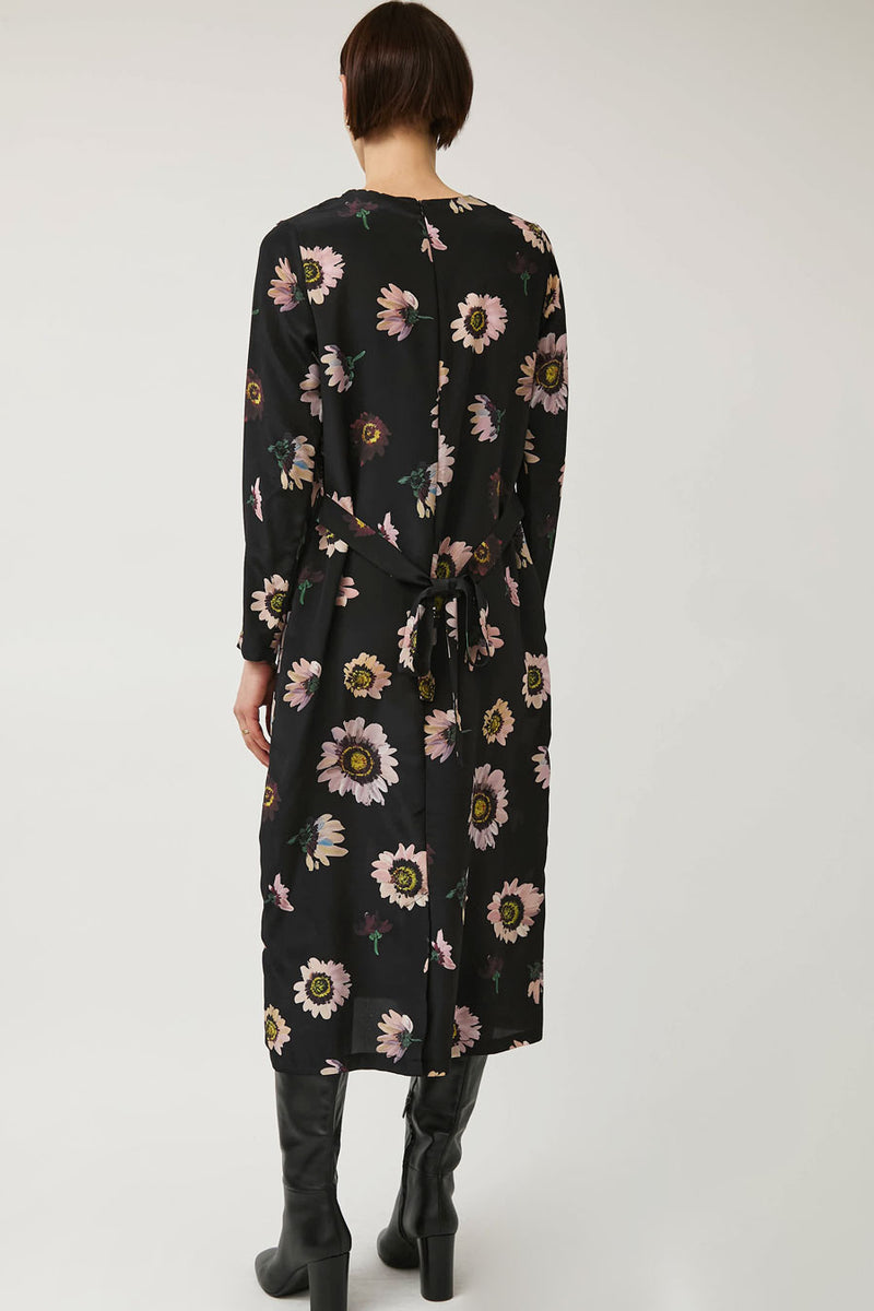 No.6 Simone Dress in Black and Pink Floral