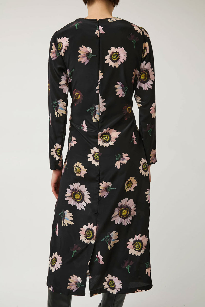 No.6 Simone Dress in Black and Pink Floral