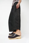 No.6 Sophie Studded Clog on Mid Wedge in Black Cherry