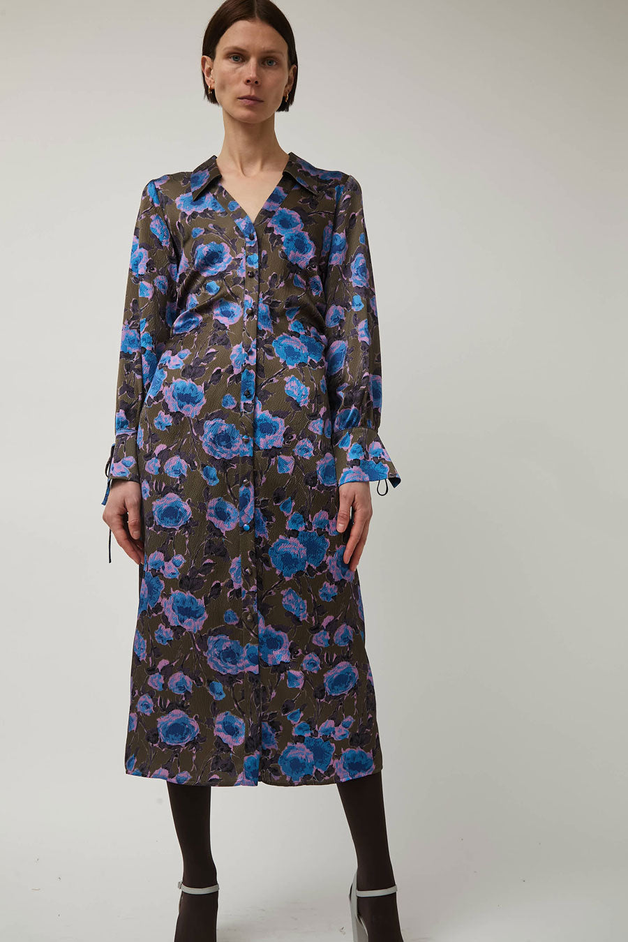 No.6 Stella Dress in Violet Roses