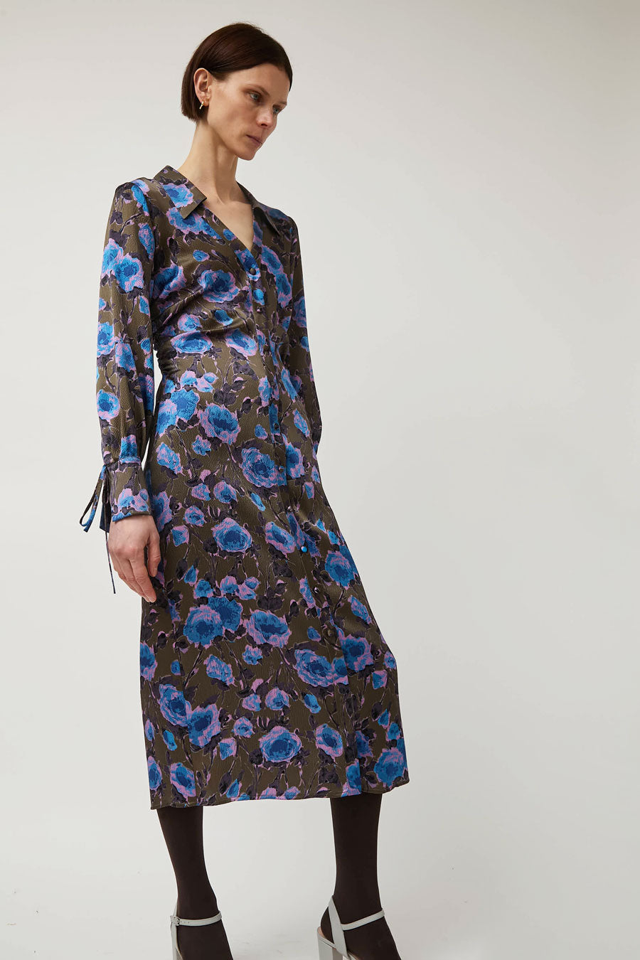No.6 Stella Dress in Violet Roses
