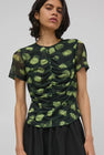 No.6 Tara Top in Black Dot