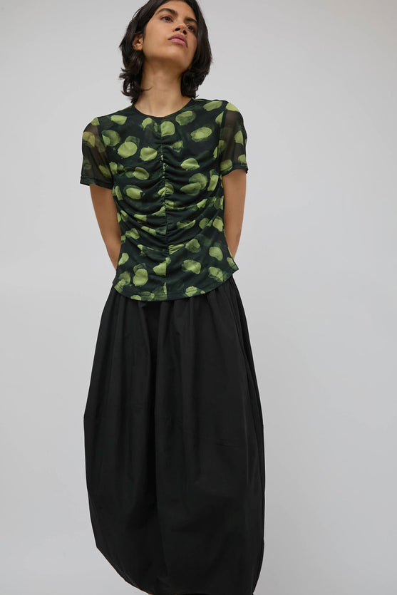 No.6 Tara Top in Black Dot