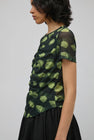 No.6 Tara Top in Black Dot