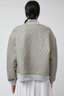 No.6 Theo Bomber in Grey Diamond