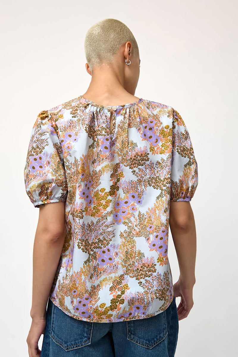 No.6 Vivian Top in Lilac Garden Party