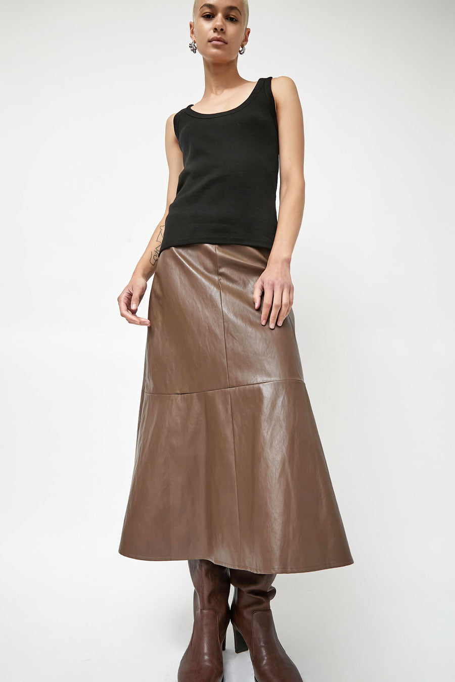 No.6 Wren Skirt in Cocoa