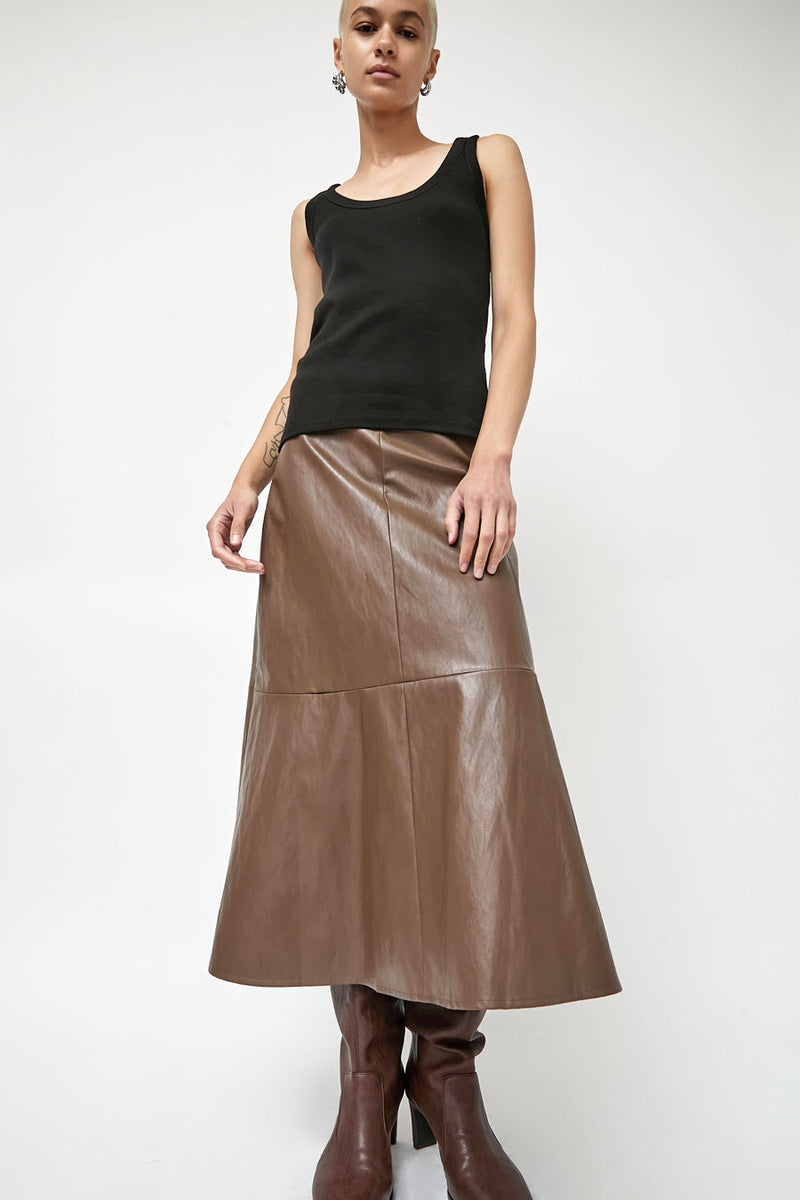 No.6 Wren Skirt in Cocoa