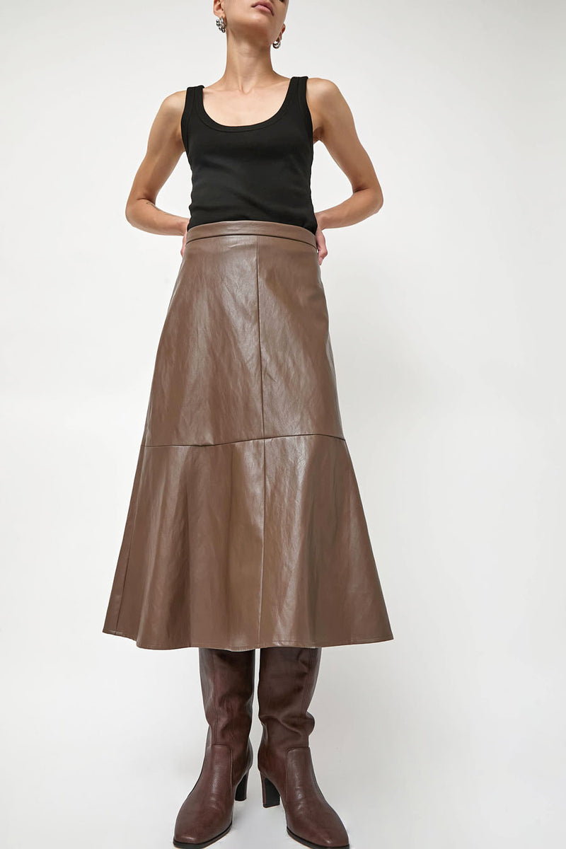 No.6 Wren Skirt in Cocoa