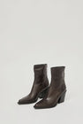 No.6 Zip Up Western Boot in Espresso