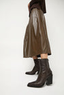 No.6 Zip Up Western Boot in Espresso