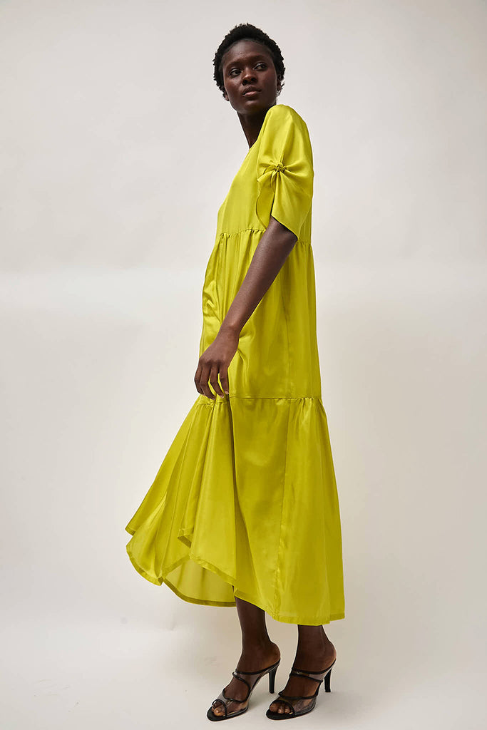 No.6 Clair Dress in Lime – No.6 Store