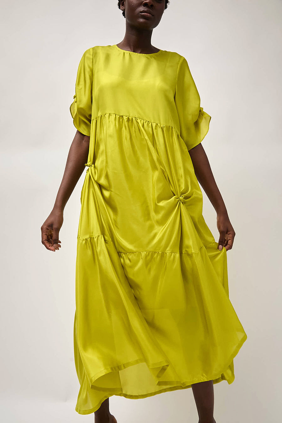 No.6 Clair Dress in Lime