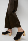 No.6 Dakota Shearling Clog on High Heel in Brindle