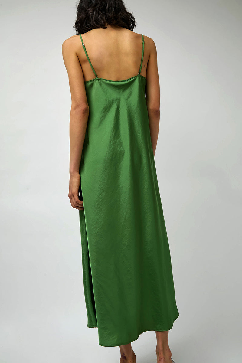 slim fit dress slacks Shiloh Midi Dress - Green