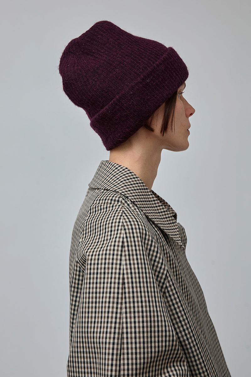 No.6 Knit Hat in Bordeaux
