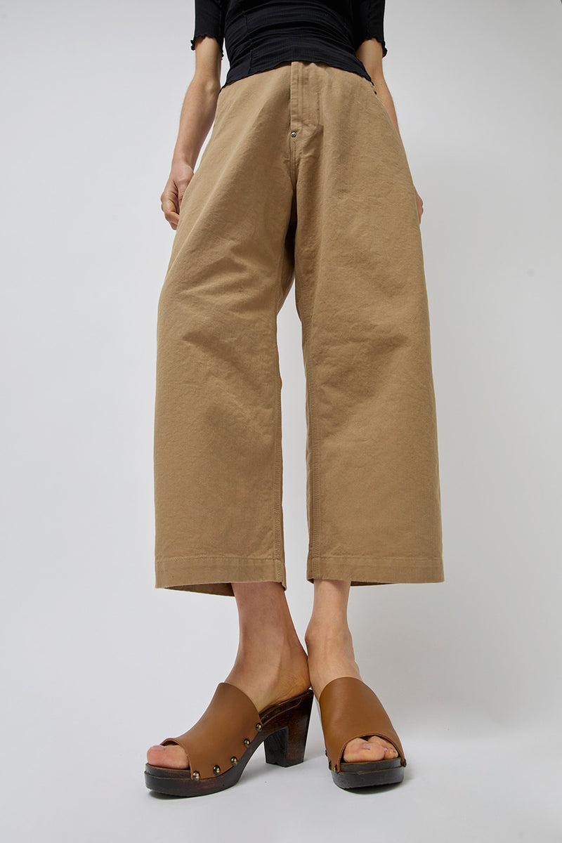 No.6 Leah Studded Clog on High Heel in Palomino on Cocoa Base