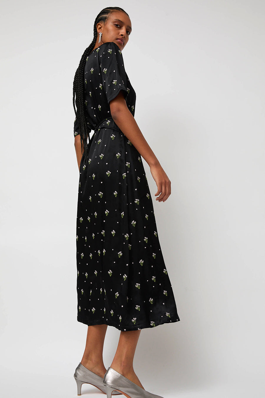 No.6 Lola Dress in Black Embroidered