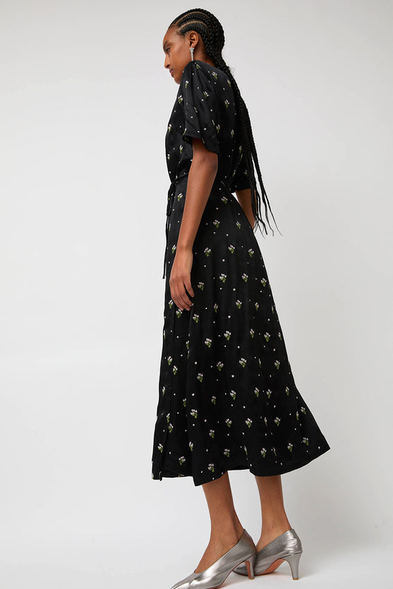 No.6 Lola Dress in Black Embroidered