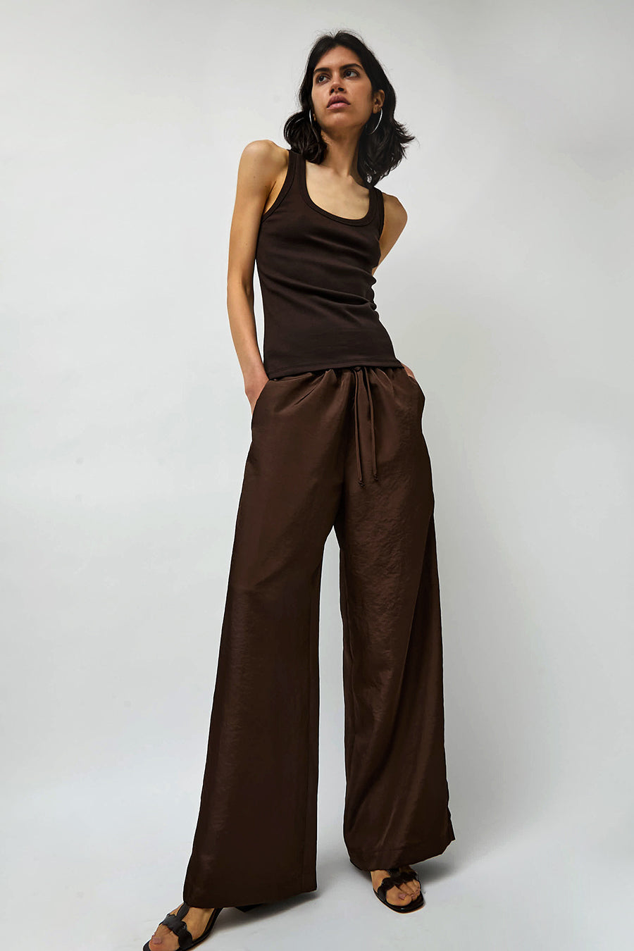 No.6 Mina Pant in Chocolate