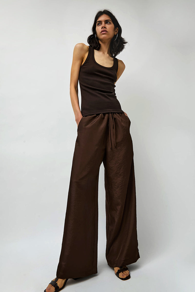 No.6 Mina Pant in Chocolate