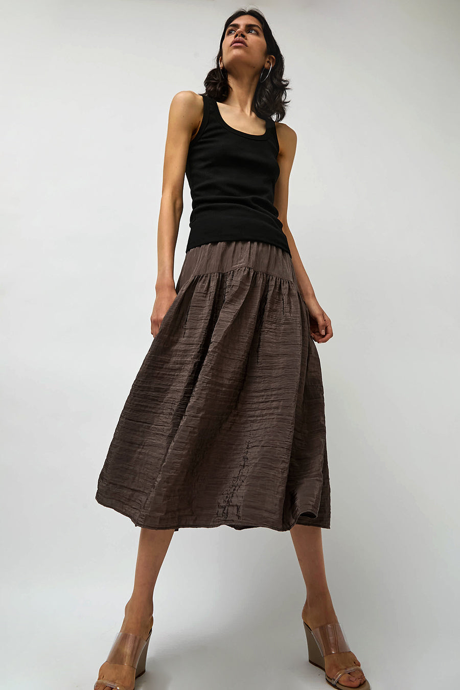 No.6 Sophia Skirt in Slate