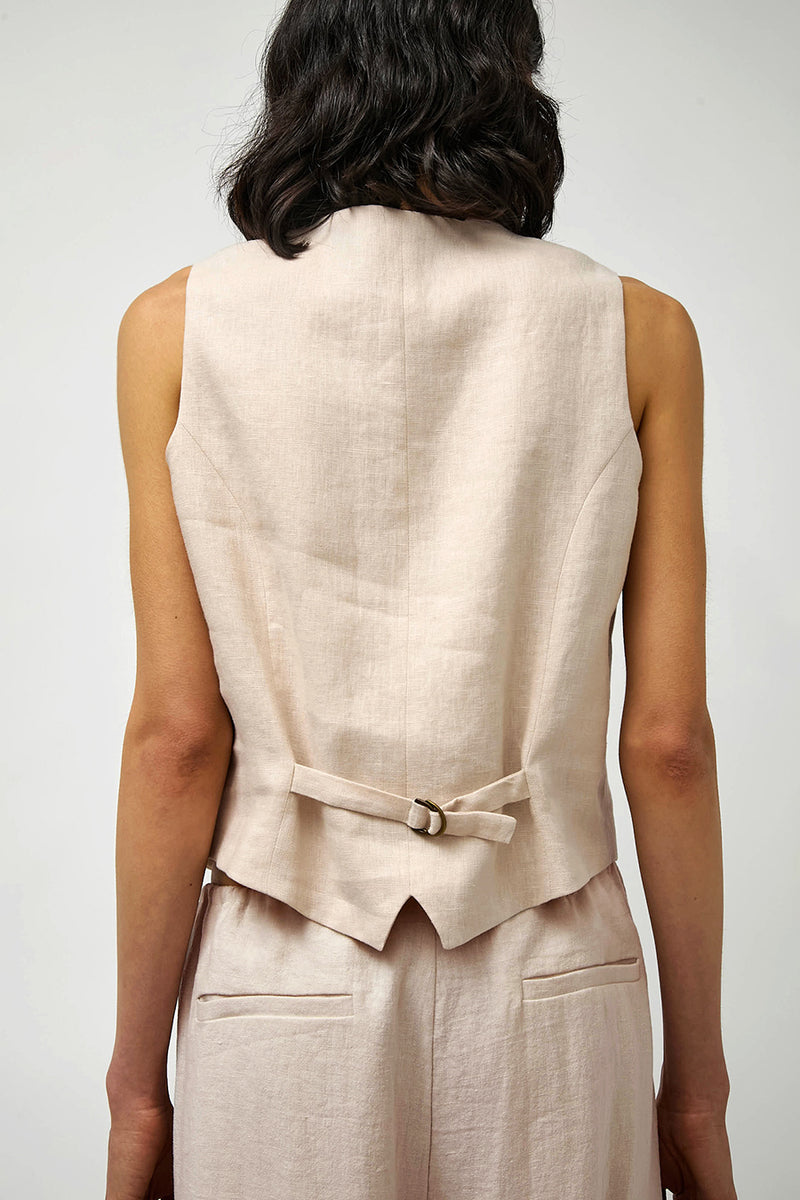 No.6 Martin Vest in Natural