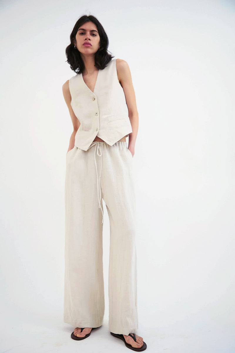 No.6 Martin Vest in Natural