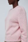 Nothing Written Alpaca Pullover Sweater in Baby Pink