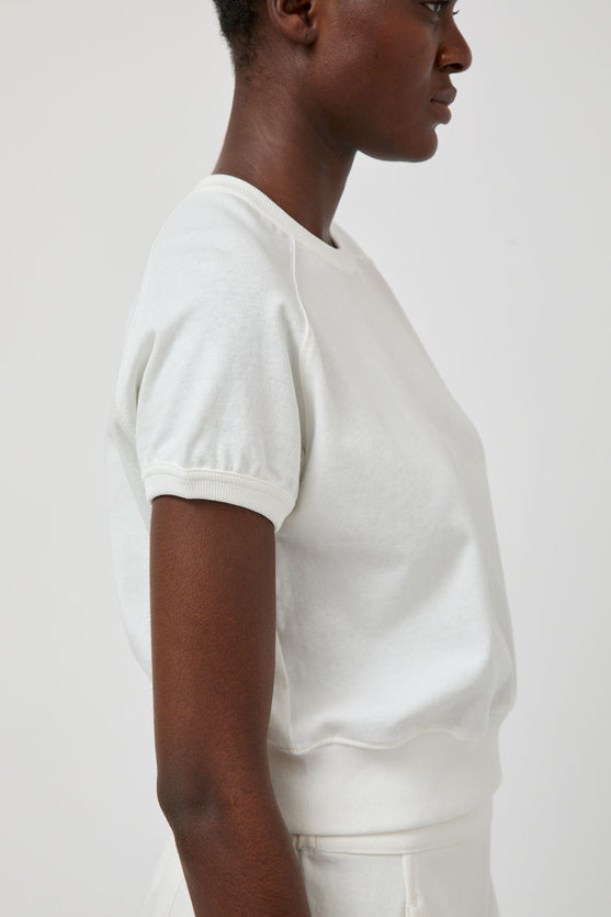 Nothing Written Bibi Cotton Sweatshirt Tee in White