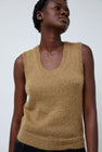 Nothing Written Carol U-Neck Vest in Khaki