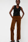 Nothing Written Corduroy Straight Pants in Brown