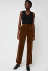 Nothing Written Corduroy Straight Pants in Brown