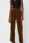 Nothing Written Corduroy Straight Pants in Brown