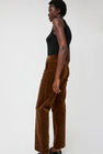 Nothing Written Corduroy Straight Pants in Brown